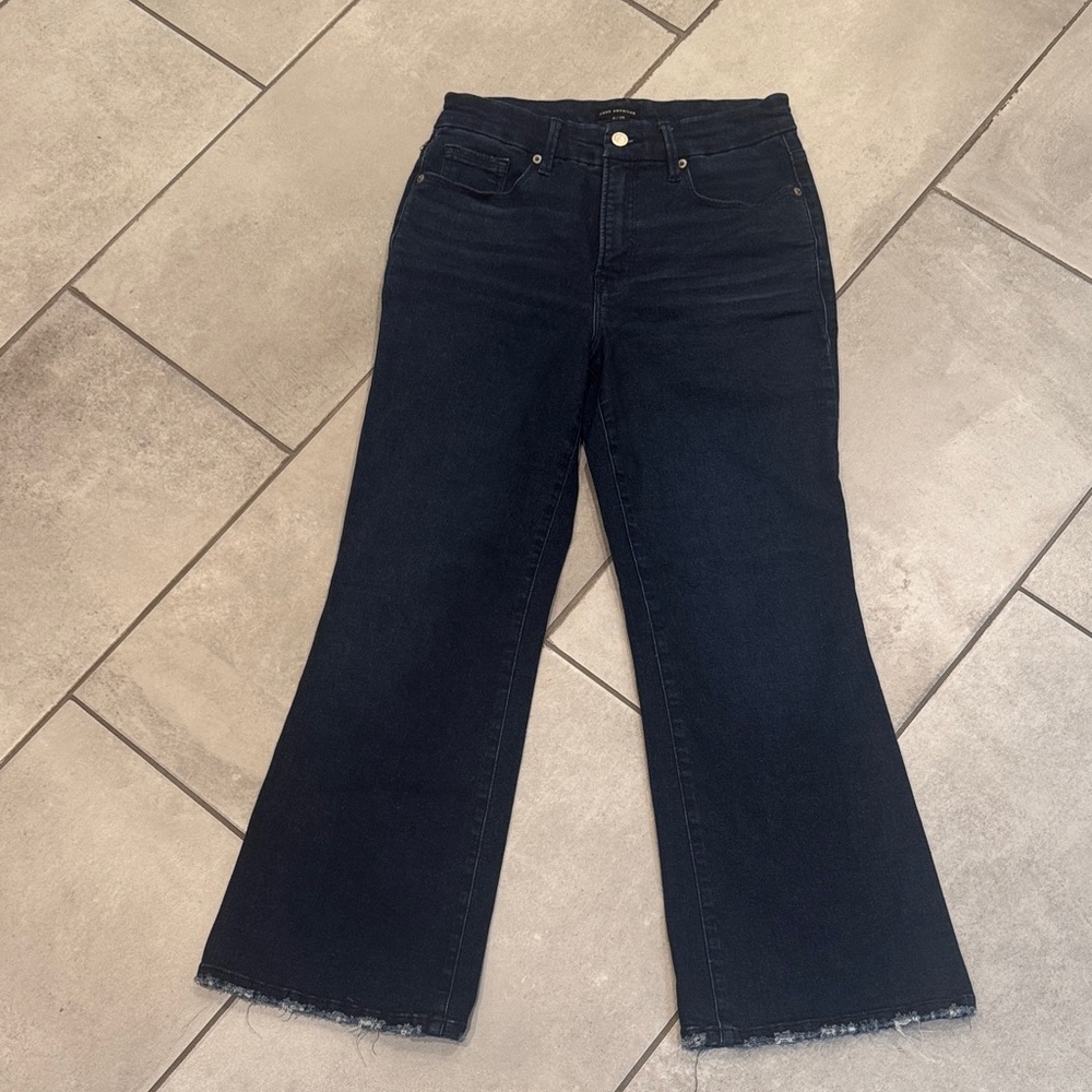 Good American Blue (dark) Flare Jeans